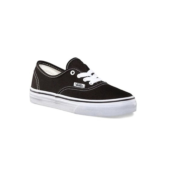 Vans Authentic Black/True White Kid's Size 4 Sneaker - Picture 1 of 4